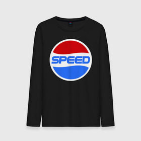 Мужской лонгслив хлопок с принтом Pepsi Speed в Екатеринбурге, 100% хлопок |  | Тематика изображения на принте: pepsi | speed | антибренд | бренд | пепси | скорость