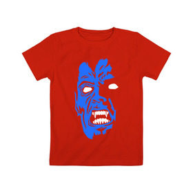 Детская футболка хлопок с принтом Вампир (Vampire) в Екатеринбурге, 100% хлопок | круглый вырез горловины, полуприлегающий силуэт, длина до линии бедер | Тематика изображения на принте: vampire | вампир