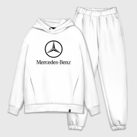 Мужской костюм хлопок OVERSIZE с принтом Logo Mercedes Benz в Екатеринбурге,  |  | mercedes | mercedes benz | логотип mercedes | логотип mercedes benz | логотип мерседерс бенс | мерен | мерседерс | мерседерс бенс