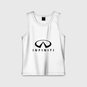 Детская майка хлопок с принтом Infiniti logo в Екатеринбурге,  |  | infiniti автомобиль | автомобиль инфинити | инфинити | логотип infiniti | логотип инфинити