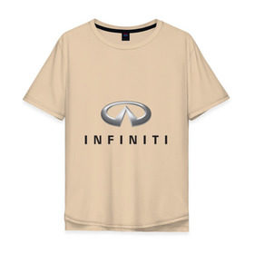 Мужская футболка хлопок Oversize с принтом Logo Infiniti в Екатеринбурге, 100% хлопок | свободный крой, круглый ворот, “спинка” длиннее передней части | Тематика изображения на принте: infiniti автомобиль | автомобиль инфинити | инфинити | логотип infiniti | логотип инфинити