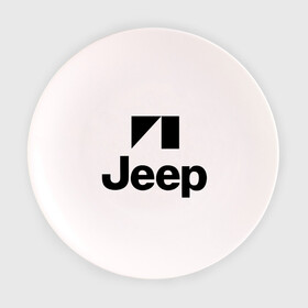 Тарелка 3D с принтом Jeep logo в Екатеринбурге, фарфор | диаметр - 210 мм
диаметр для нанесения принта - 120 мм | Тематика изображения на принте: jeep | автомобиль jeep | автомобиль джип | джип | логотип jeep | логотип джип