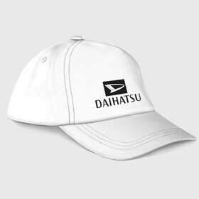 Бейсболка с принтом Daihatsu в Екатеринбурге, 100% хлопок | классический козырек, металлическая застежка-регулятор размера | daihatsu | автомобиль daihatsu | логотип daihatsu