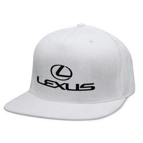 Кепка снепбек с прямым козырьком с принтом Lexus logo в Екатеринбурге, хлопок 100% |  | lexus | автобренды | автолюбителям | бренд | лексус | логотип