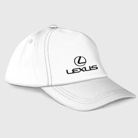 Бейсболка с принтом Lexus logo в Екатеринбурге, 100% хлопок | классический козырек, металлическая застежка-регулятор размера | lexus | автобренды | автолюбителям | бренд | лексус | логотип