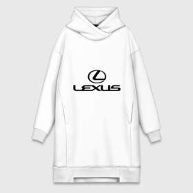 Платье-худи хлопок с принтом Lexus logo в Екатеринбурге,  |  | lexus | автобренды | автолюбителям | бренд | лексус | логотип
