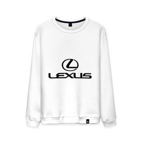 Мужской свитшот хлопок с принтом Lexus logo в Екатеринбурге, 100% хлопок |  | Тематика изображения на принте: lexus | автобренды | автолюбителям | бренд | лексус | логотип