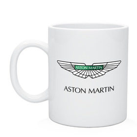 Кружка с принтом Aston Martin logo в Екатеринбурге, керамика | объем — 330 мл, диаметр — 80 мм. Принт наносится на бока кружки, можно сделать два разных изображения | aston martin | автобренды | автолюбителям | астин мартин | астон мартин | бренд | для автовладельцев | для автолюбителей | логотип
