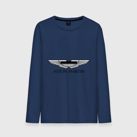 Мужской лонгслив хлопок с принтом Logo Aston Martin в Екатеринбурге, 100% хлопок |  | Тематика изображения на принте: aston martin | автобренды | автолюбителям | астин мартин | астон мартин | бренд | для автовладельцев | для автолюбителей | логотип