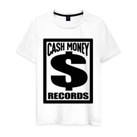 Мужская футболка хлопок с принтом Cash money records в Екатеринбурге, 100% хлопок | прямой крой, круглый вырез горловины, длина до линии бедер, слегка спущенное плечо. | dollar | swag | swag style | доллар | одежда сваг | сваг | сваг стиль | свег | свог | свэг