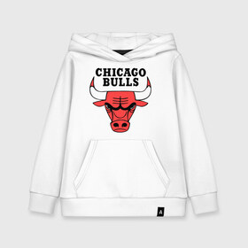 Детская толстовка хлопок с принтом Chicago bulls logo в Екатеринбурге, 100% хлопок | Круглый горловой вырез, эластичные манжеты, пояс, капюшен | chicago bulls | newtop | swag | swag style | toplanding | одежда сваг | сваг | сваг стиль | свег | свог | свэг | чикаго булз