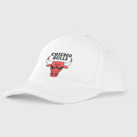 Детская бейсболка с принтом Chicago bulls logo в Екатеринбурге, 100% хлопок | классический козырек, металлическая застежка-регулятор размера | Тематика изображения на принте: chicago bulls | newtop | swag | swag style | toplanding | одежда сваг | сваг | сваг стиль | свег | свог | свэг | чикаго булз