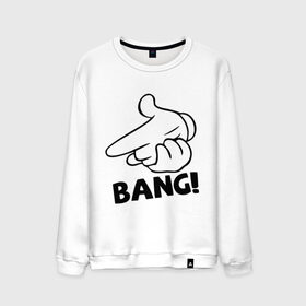 Мужской свитшот хлопок с принтом Bang! в Екатеринбурге, 100% хлопок |  | swag | swag style | одежда сваг | сваг | сваг стиль | свег | свог | свэг