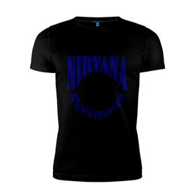 Мужская футболка премиум с принтом Nevermind Nirvana в Екатеринбурге, 92% хлопок, 8% лайкра | приталенный силуэт, круглый вырез ворота, длина до линии бедра, короткий рукав | kurt kobain | nirvana | курт кобейн | музыкальные группы | нирвана | рок группы