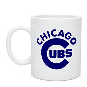 Кружка с принтом Chicago Cubs logotype в Екатеринбурге, керамика | объем — 330 мл, диаметр — 80 мм. Принт наносится на бока кружки, можно сделать два разных изображения | baseball | chicago cubs bear | бейсбол | спорт | чикаго