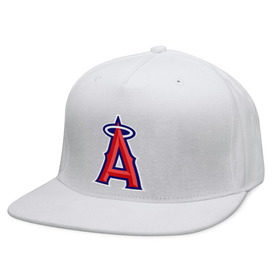 Кепка снепбек с прямым козырьком с принтом Los Angeles Angels of Anaheim logo в Екатеринбурге, хлопок 100% |  | baseball | los angeles angels of anaheim | бейсбол | спорт
