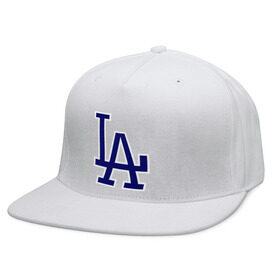 Кепка снепбек с прямым козырьком с принтом Los Angeles Dodgers logo в Екатеринбурге, хлопок 100% |  | baseball | la | los angeles dodgers | бейсбол | лос анджелес доджерс | спорт