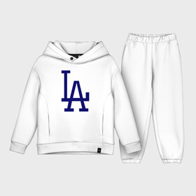 Детский костюм хлопок Oversize с принтом Los Angeles Dodgers logo в Екатеринбурге,  |  | baseball | la | los angeles dodgers | бейсбол | лос анджелес доджерс | спорт