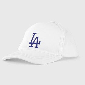 Детская бейсболка с принтом Los Angeles Dodgers logo в Екатеринбурге, 100% хлопок | классический козырек, металлическая застежка-регулятор размера | Тематика изображения на принте: baseball | la | los angeles dodgers | бейсбол | лос анджелес доджерс | спорт