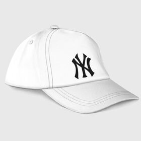 Бейсболка с принтом New York Yankees в Екатеринбурге, 100% хлопок | классический козырек, металлическая застежка-регулятор размера | Тематика изображения на принте: baseball | new york yankees | бейсбол | нью йорк янкиз | спорт | янки