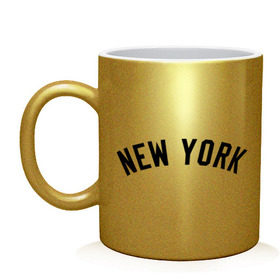 Кружка с принтом New York Yankees logotype в Екатеринбурге, керамика | объем — 330 мл, диаметр — 80 мм. Принт наносится на бока кружки, можно сделать два разных изображения | baseball | new york yankees | бейсбол | нью йорк янкиз | спорт | янки