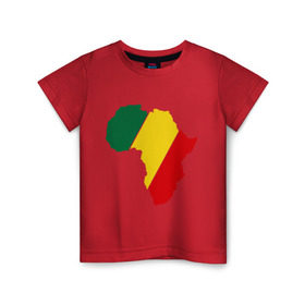 Детская футболка хлопок с принтом Мама Африка в Екатеринбурге, 100% хлопок | круглый вырез горловины, полуприлегающий силуэт, длина до линии бедер | bob marley | reggae | раста | растаманские | растафари
