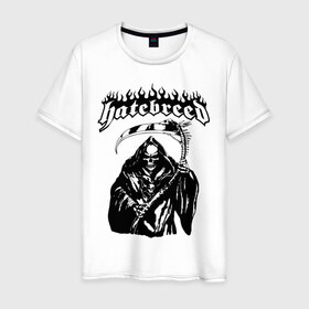 Мужская футболка хлопок с принтом Hatebreed live в Екатеринбурге, 100% хлопок | прямой крой, круглый вырез горловины, длина до линии бедер, слегка спущенное плечо. | hatebreed | hatebreed live