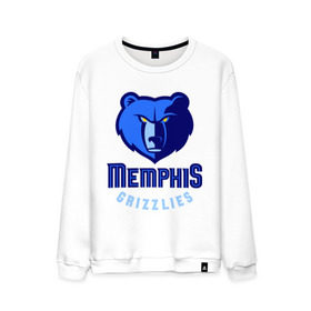 Мужской свитшот хлопок с принтом Memphis в Екатеринбурге, 100% хлопок |  | basketball | nba | баскетболл | лого баскетбольных клубов | нба