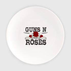 Тарелка с принтом Guns n roses black в Екатеринбурге, фарфор | диаметр - 210 мм
диаметр для нанесения принта - 120 мм | guns and roses | rock | ганс н роуз | музыка | рок