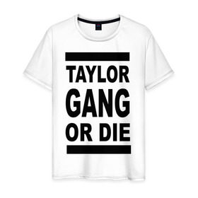 Мужская футболка хлопок с принтом Taylor Gang в Екатеринбурге, 100% хлопок | прямой крой, круглый вырез горловины, длина до линии бедер, слегка спущенное плечо. | хип хоп