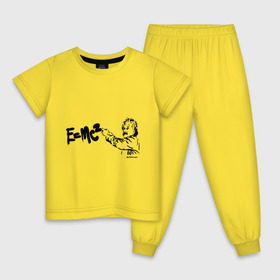 Детская пижама хлопок с принтом E=MC2 в Екатеринбурге, 100% хлопок |  брюки и футболка прямого кроя, без карманов, на брюках мягкая резинка на поясе и по низу штанин
 | бэнкси | граффити | ученный | формула | эйнштейн