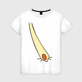 Женская футболка хлопок с принтом Карлсон c пропеллером в Екатеринбурге, 100% хлопок | прямой крой, круглый вырез горловины, длина до линии бедер, слегка спущенное плечо | лямка | мультик | мультфильм | подтяжки | пуговица | штаны