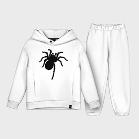 Детский костюм хлопок Oversize с принтом Паук (spider) в Екатеринбурге,  |  | насекомые | паутина | паучок | черная вдова | черный паук
