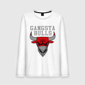 Мужской лонгслив хлопок с принтом Gangsta bulls в Екатеринбурге, 100% хлопок |  | bshirts | bulls | cihago bulls | gangsta bulls | swag | sweg | бык | красный бык | сваг | свег | чикаго булс