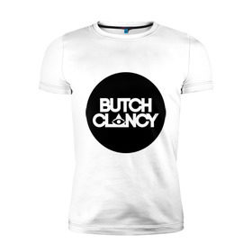 Мужская футболка премиум с принтом Butch Clancy в Екатеринбурге, 92% хлопок, 8% лайкра | приталенный силуэт, круглый вырез ворота, длина до линии бедра, короткий рукав | club | dance | electronic | клуб | клубная музыка | клубняк | электронная музыка
