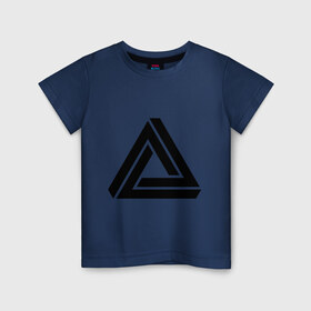 Детская футболка хлопок с принтом Triangle Visual Illusion в Екатеринбурге, 100% хлопок | круглый вырез горловины, полуприлегающий силуэт, длина до линии бедер | swag | swag style | иллюзия | одежда сваг | сваг | сваг стиль | свег | свог | свэг | треугольник