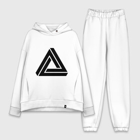 Женский костюм хлопок Oversize с принтом Triangle Visual Illusion в Екатеринбурге,  |  | swag | swag style | иллюзия | одежда сваг | сваг | сваг стиль | свег | свог | свэг | треугольник