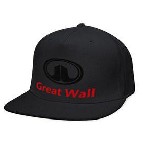 Кепка снепбек с прямым козырьком с принтом Great Wall logo в Екатеринбурге, хлопок 100% |  | great wall | greatwall | автобренды | автолюбителям | бренд | для автовладельцев | для автолюбителей | лого | логотип