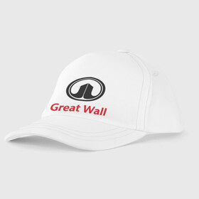 Детская бейсболка с принтом Great Wall logo в Екатеринбурге, 100% хлопок | классический козырек, металлическая застежка-регулятор размера | great wall | greatwall | автобренды | автолюбителям | бренд | для автовладельцев | для автолюбителей | лого | логотип