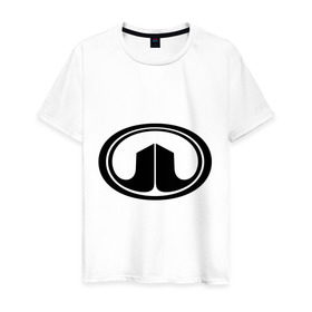 Мужская футболка хлопок с принтом Great Wall в Екатеринбурге, 100% хлопок | прямой крой, круглый вырез горловины, длина до линии бедер, слегка спущенное плечо. | Тематика изображения на принте: 