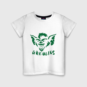 Детская футболка хлопок с принтом Гремлины (Gremlins) в Екатеринбурге, 100% хлопок | круглый вырез горловины, полуприлегающий силуэт, длина до линии бедер | gremlins | гремлин | мифические существа | мифы