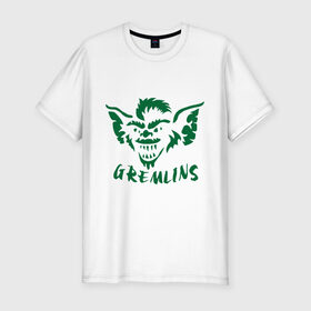 Мужская футболка премиум с принтом Гремлины (Gremlins) в Екатеринбурге, 92% хлопок, 8% лайкра | приталенный силуэт, круглый вырез ворота, длина до линии бедра, короткий рукав | gremlins | гремлин | мифические существа | мифы