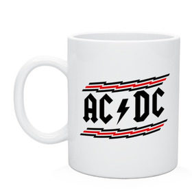 Кружка с принтом ACDC в Екатеринбурге, керамика | объем — 330 мл, диаметр — 80 мм. Принт наносится на бока кружки, можно сделать два разных изображения | acdc | rock | блюз рок | рок | рок группа | рок н ролл | хард рок | эйсидиси
