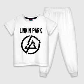 Детская пижама хлопок с принтом Linkin Park в Екатеринбурге, 100% хлопок |  брюки и футболка прямого кроя, без карманов, на брюках мягкая резинка на поясе и по низу штанин
 | linkin park | rock | альтернативный метал | альтернативный рок | линкин парк | ню метал | рок | рэпкор | электроник рок