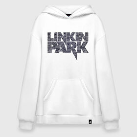 Худи SuperOversize хлопок с принтом Linkin Park в Екатеринбурге, 70% хлопок, 30% полиэстер, мягкий начес внутри | карман-кенгуру, эластичная резинка на манжетах и по нижней кромке, двухслойный капюшон
 | linkin park | rock | альтернативный метал | альтернативный рок | линкин парк | ню метал | рок | рэпкор | электроник рок