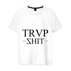 Мужская футболка хлопок с принтом trap shit в Екатеринбурге, 100% хлопок | прямой крой, круглый вырез горловины, длина до линии бедер, слегка спущенное плечо. | swag | swag style | одежда сваг | сваг | сваг стиль | свег | свог | свэг