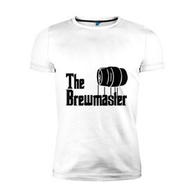 Мужская футболка премиум с принтом The brewmaster (пивовар) в Екатеринбурге, 92% хлопок, 8% лайкра | приталенный силуэт, круглый вырез ворота, длина до линии бедра, короткий рукав | крестный отец | парордия | прикол