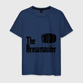 Мужская футболка хлопок с принтом The brewmaster (пивовар) в Екатеринбурге, 100% хлопок | прямой крой, круглый вырез горловины, длина до линии бедер, слегка спущенное плечо. | крестный отец | парордия | прикол