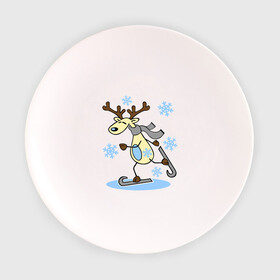Тарелка с принтом Олень на лыжах. в Екатеринбурге, фарфор | диаметр - 210 мм
диаметр для нанесения принта - 120 мм | лыжи | новогодние подарки | новый год | олененок | олень | подарок на новый год