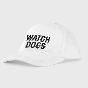 Детская бейсболка с принтом Watch Dogs в Екатеринбурге, 100% хлопок | классический козырек, металлическая застежка-регулятор размера | Тематика изображения на принте: watch dogs | сторожевые псы